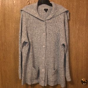 Massimo, Grey Cardigan w/ buttons, 2xl